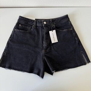 NWT! WEWOREWHAT Black Denim Shorts, Size 27